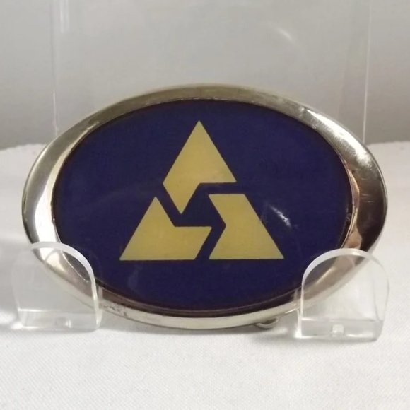 3 Section Triangle Symbol Belt Buckle - Picture 1 of 7
